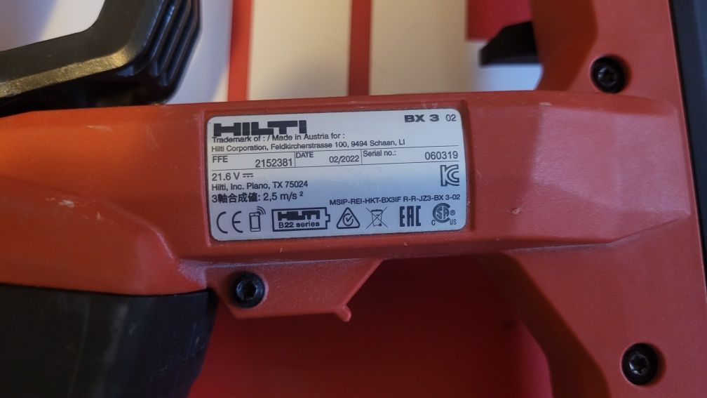 Pistol cuie beton Hilti Bx 3 long