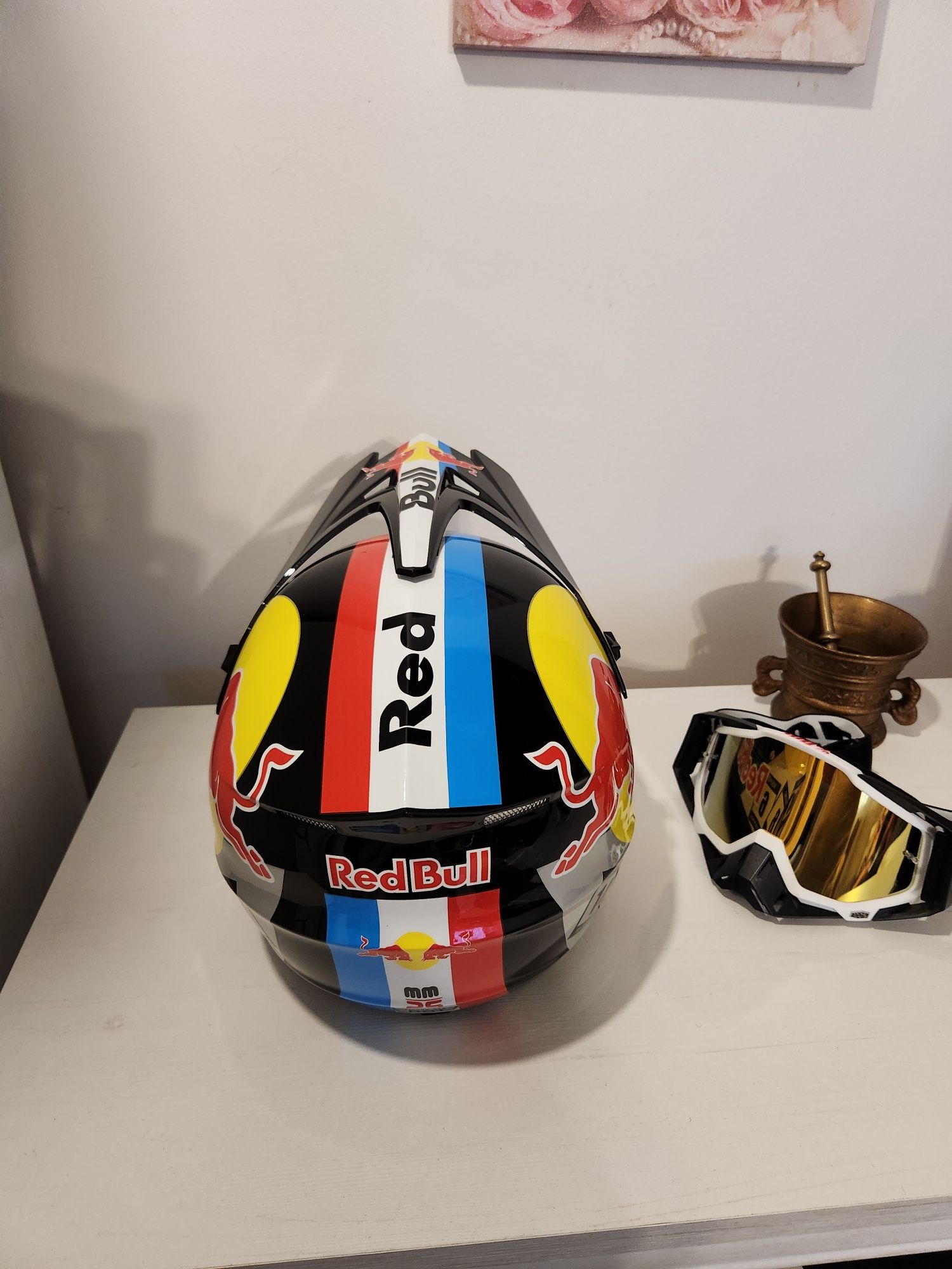 Vând Cască cu Ochelari pentru Moto ,Cross,ATV etc