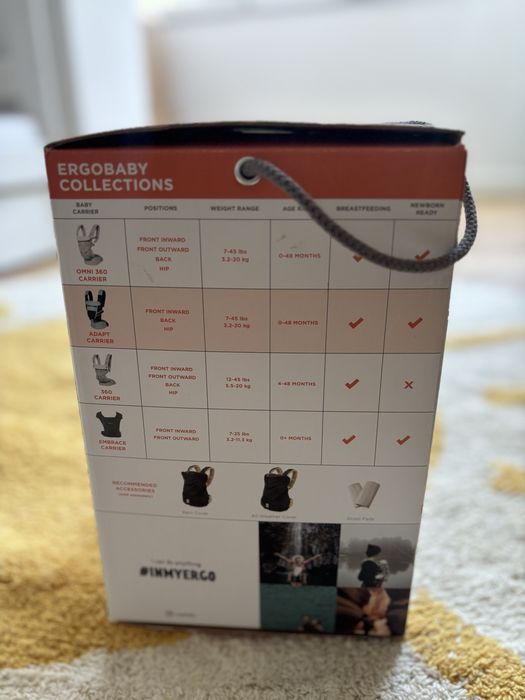 Vand marsupiu Ergobaby Adapt Nou