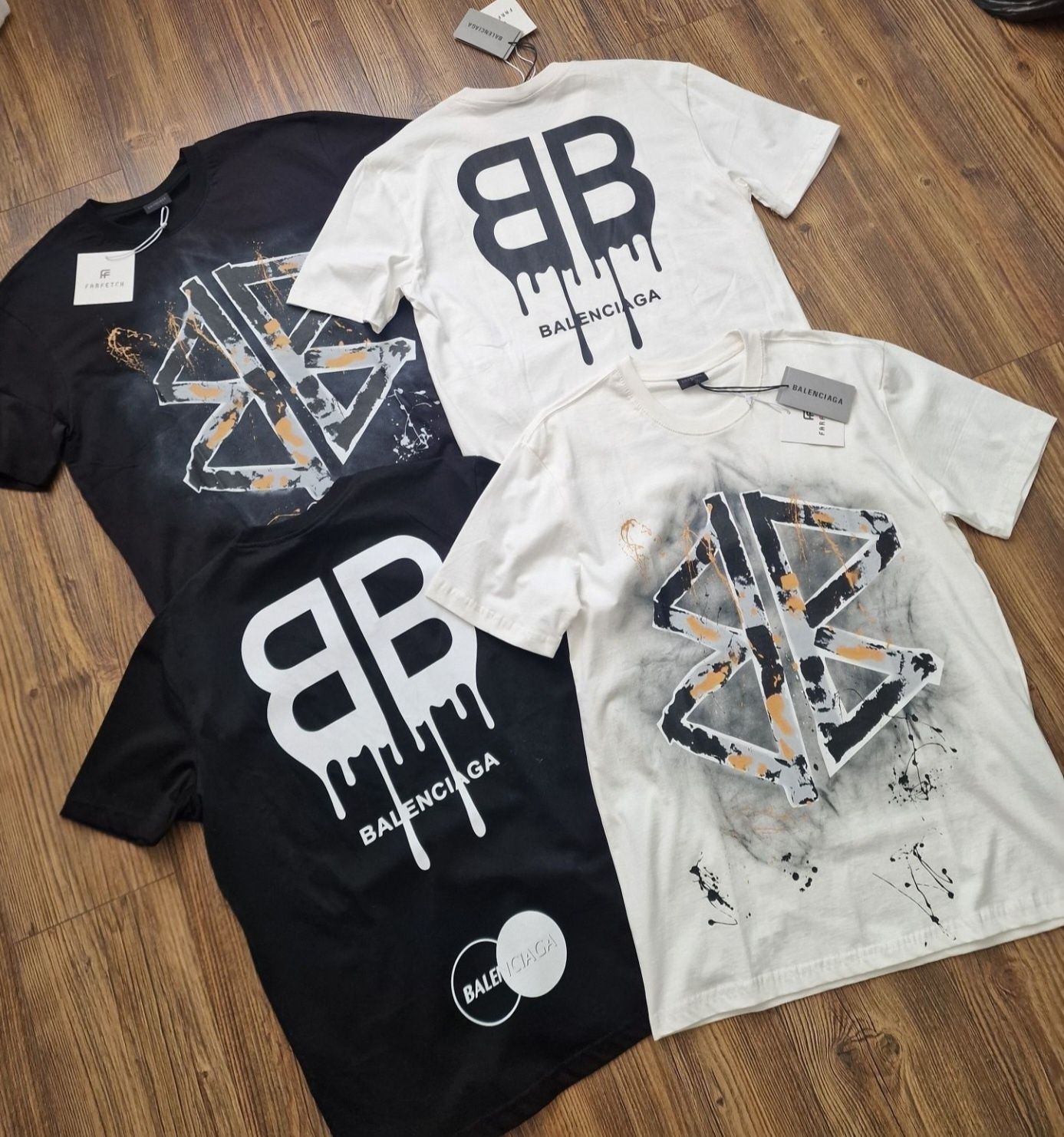 Страхотни мъжки тениски BALENCIAGA размер S M L XL 2XL