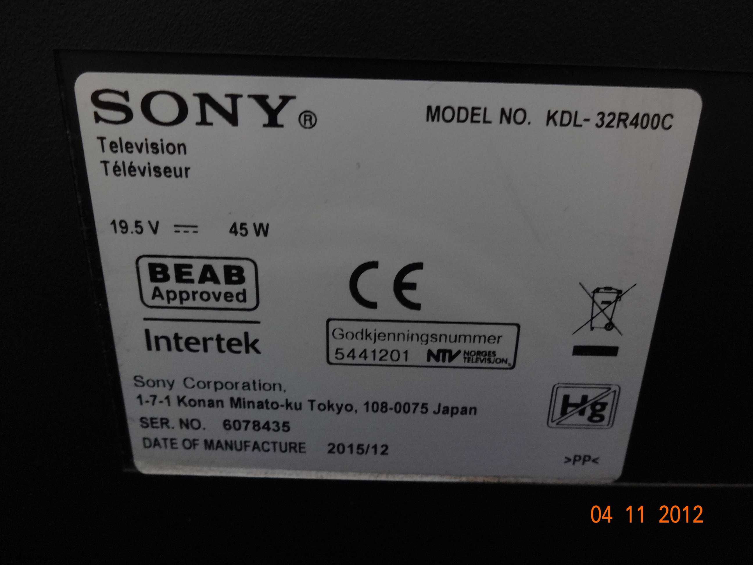 Sony KDL-32R410C