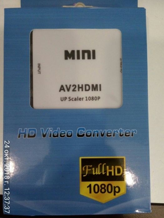 Переходник с avi > hdmi конвектор  , pay mi
