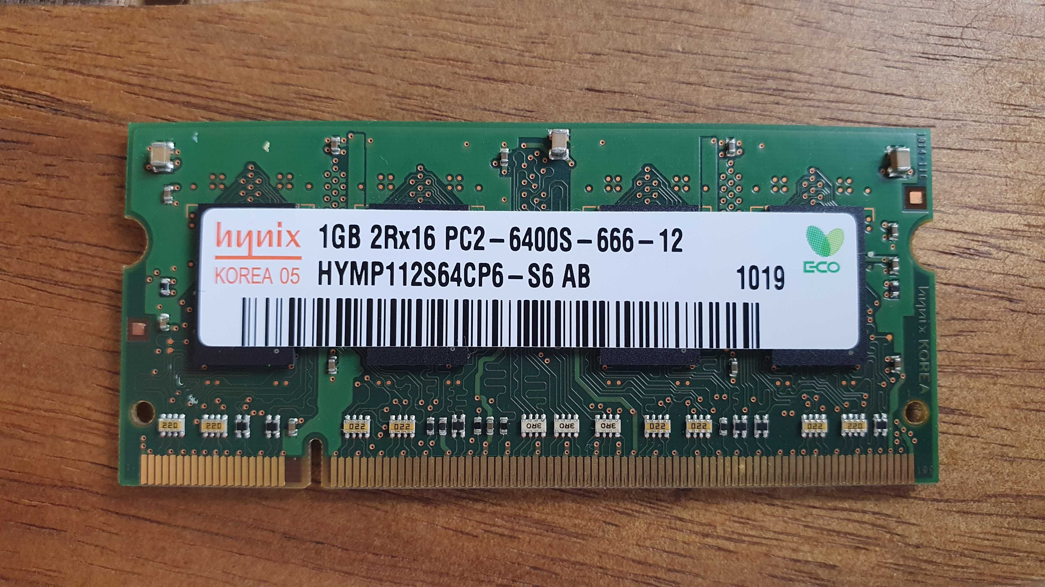 DDR2 Notebook Ram: 1GB Hynix HYMP112S64CP6-S6 AB