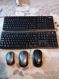 Mouse + tastatura wireless logitech