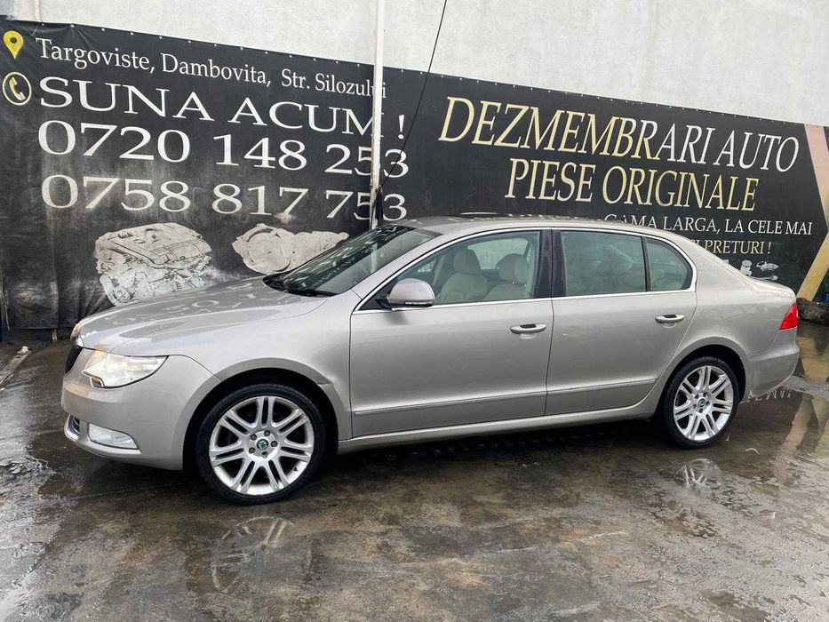 dezmembrez Skoda Superb 2 cod motor CBBB 170 cai/bara fata superb 2