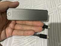 Внешний ssd ссд m2, 512 гиг накопитель диск компактный и быстрый