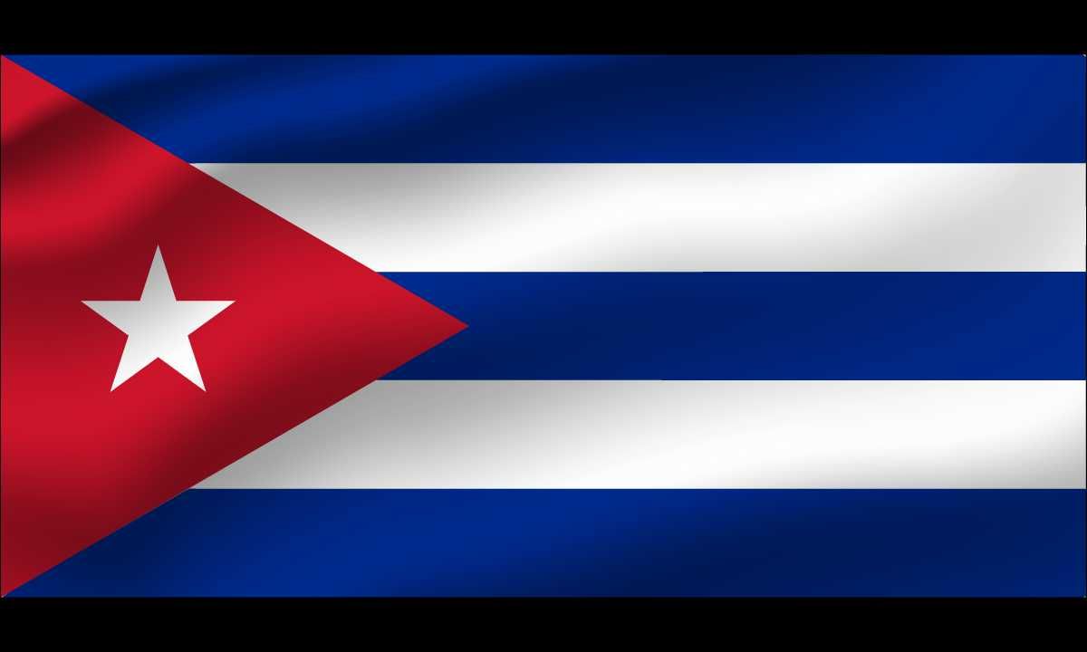 Знаме Куба 120х60 см, знаме по поръчка