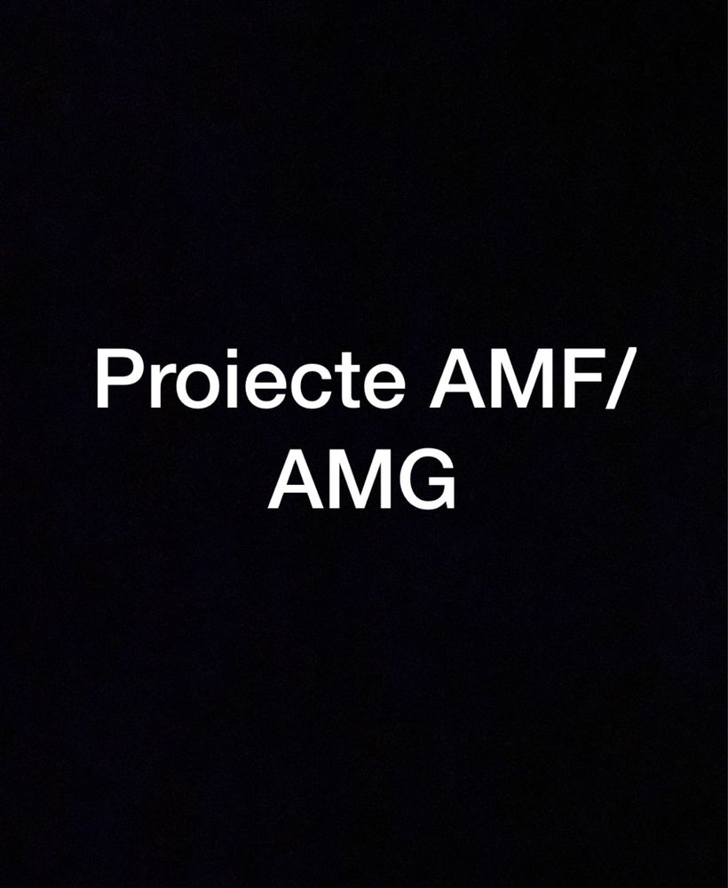 Proiecte AMG/AMF