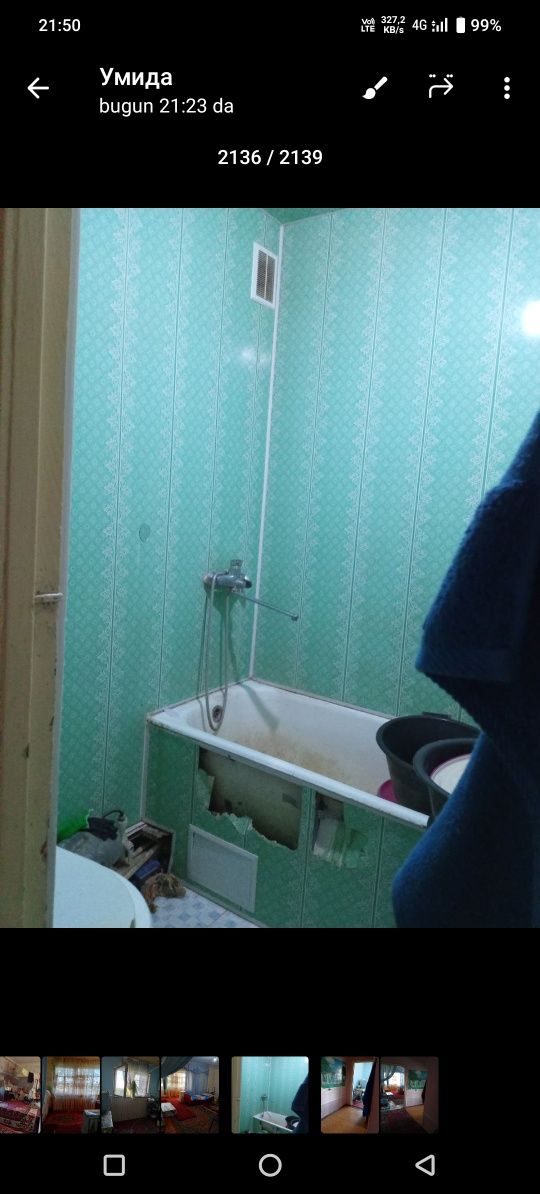 1 х квартира сотилади  срочна  .