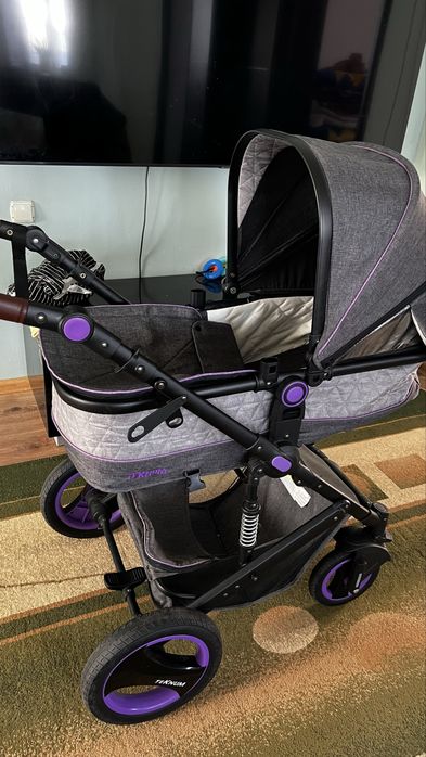 Коляска универсальная 2 в 1 Teknum, серый