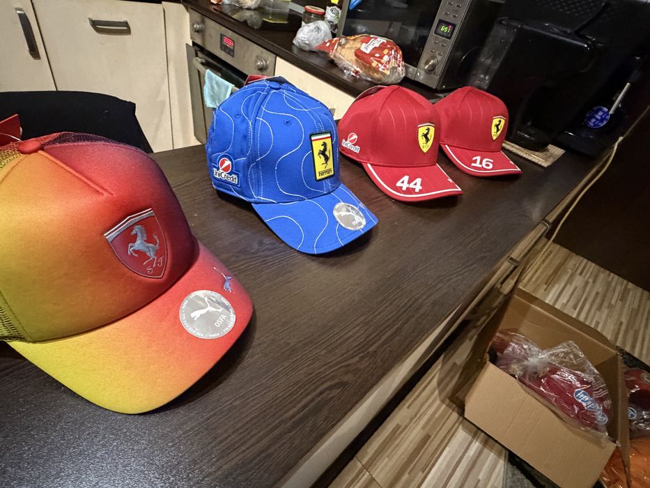 Чисто нови шапки Ф1 Ферари,Макларън, Ред Булл, Мерцедес