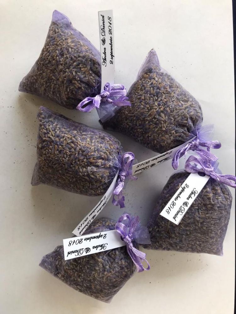 Vând saculeti lavanda marturii/cadouri botez preț producator organza