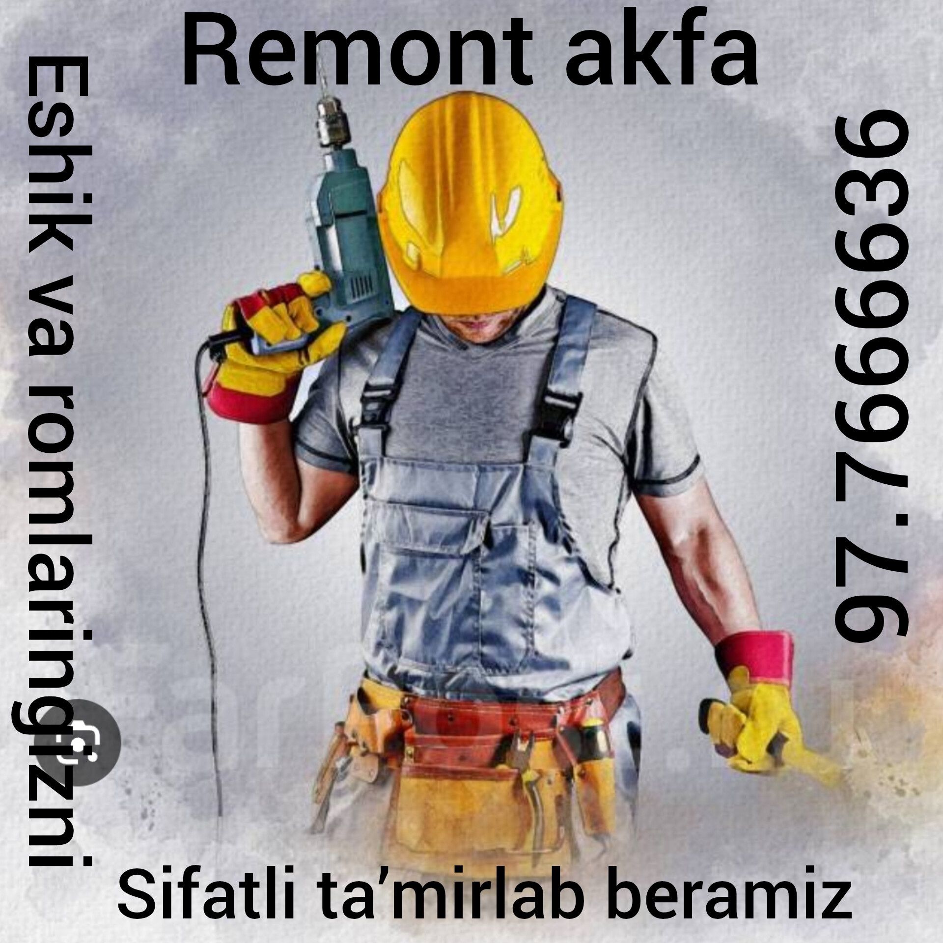 Remont Akfa. Eshik va romlar yasaymiz