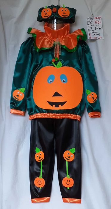 Costum Dovlecel pentru copii marimea 6 (7-8-9 ani)