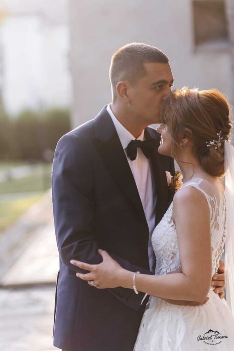 Rochie de mireasa, marimea s, A line