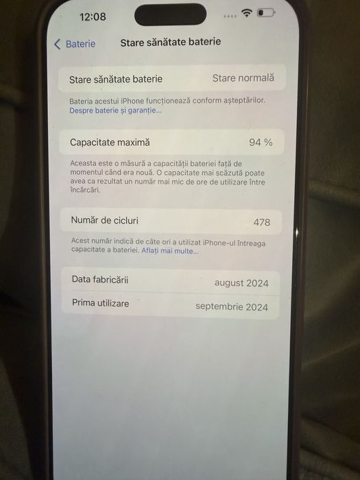 Iphone 16 Pro Max - Dessert Titanium- 256GB - 94% Baterie