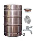 Butoi inox Butoaie bere cu robinet canea din inox si capac filet