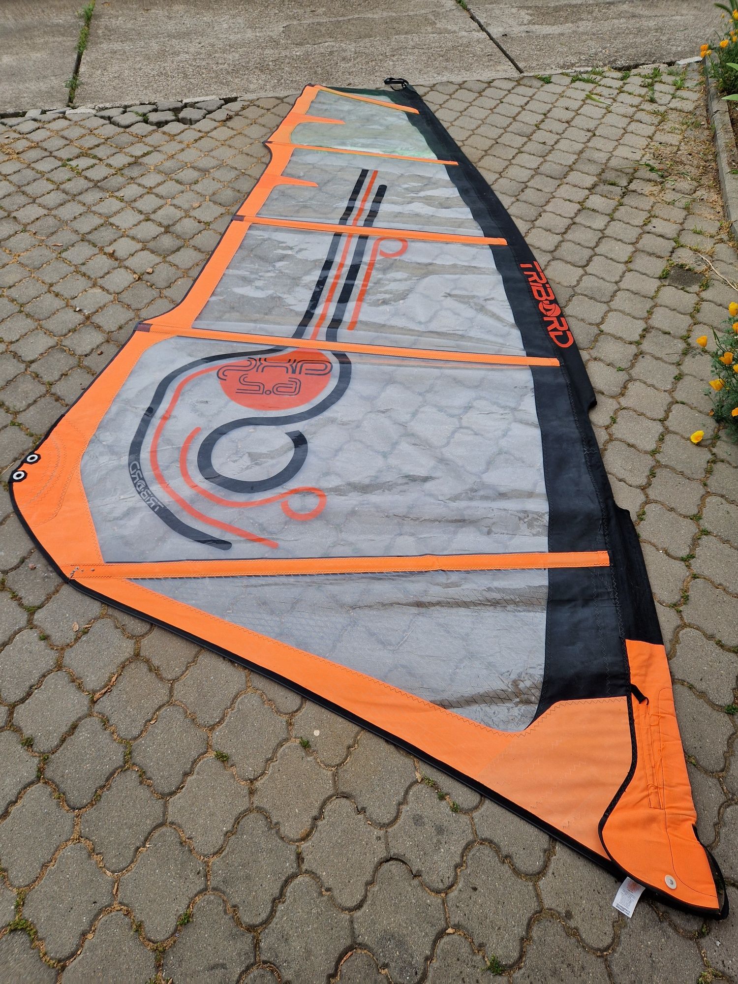 Set rig windsurf complet: 3 vele, catarg 100%carbon, boom NS