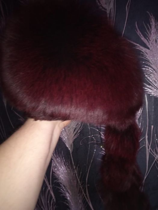 Шапка чернобурка