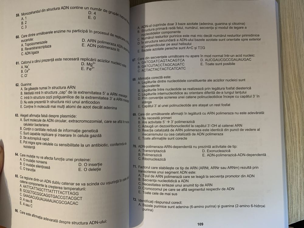 Carti biochimie medicina anul 1