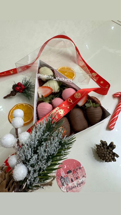 Коробка елка новый год