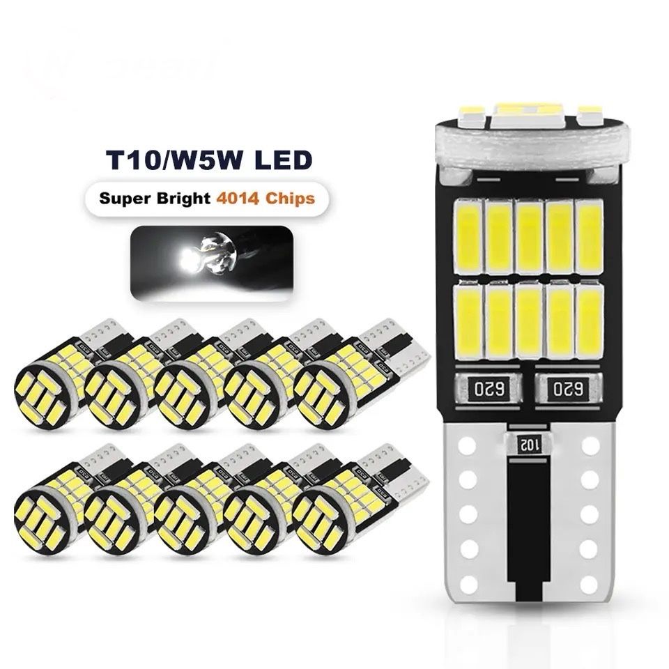 Bec led t10 w5w canbus pozitii,plafoniera,usi,numar