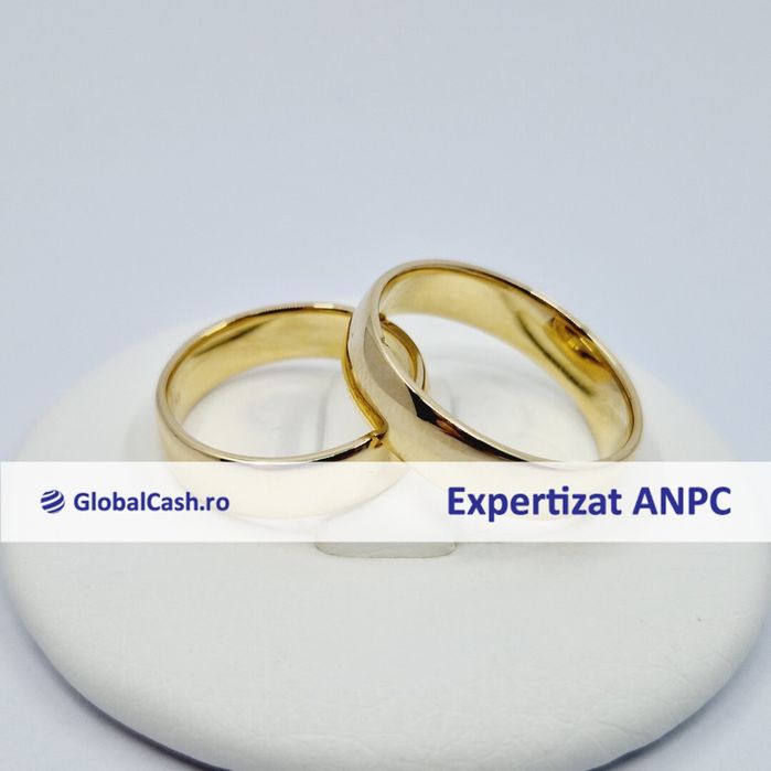 Verighete din aur de 14k, 9.45g | GlobalCash.ro #DR97550
