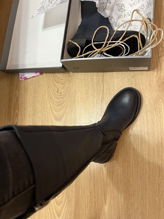 Уникални ботуши GiAnni естествена кожа