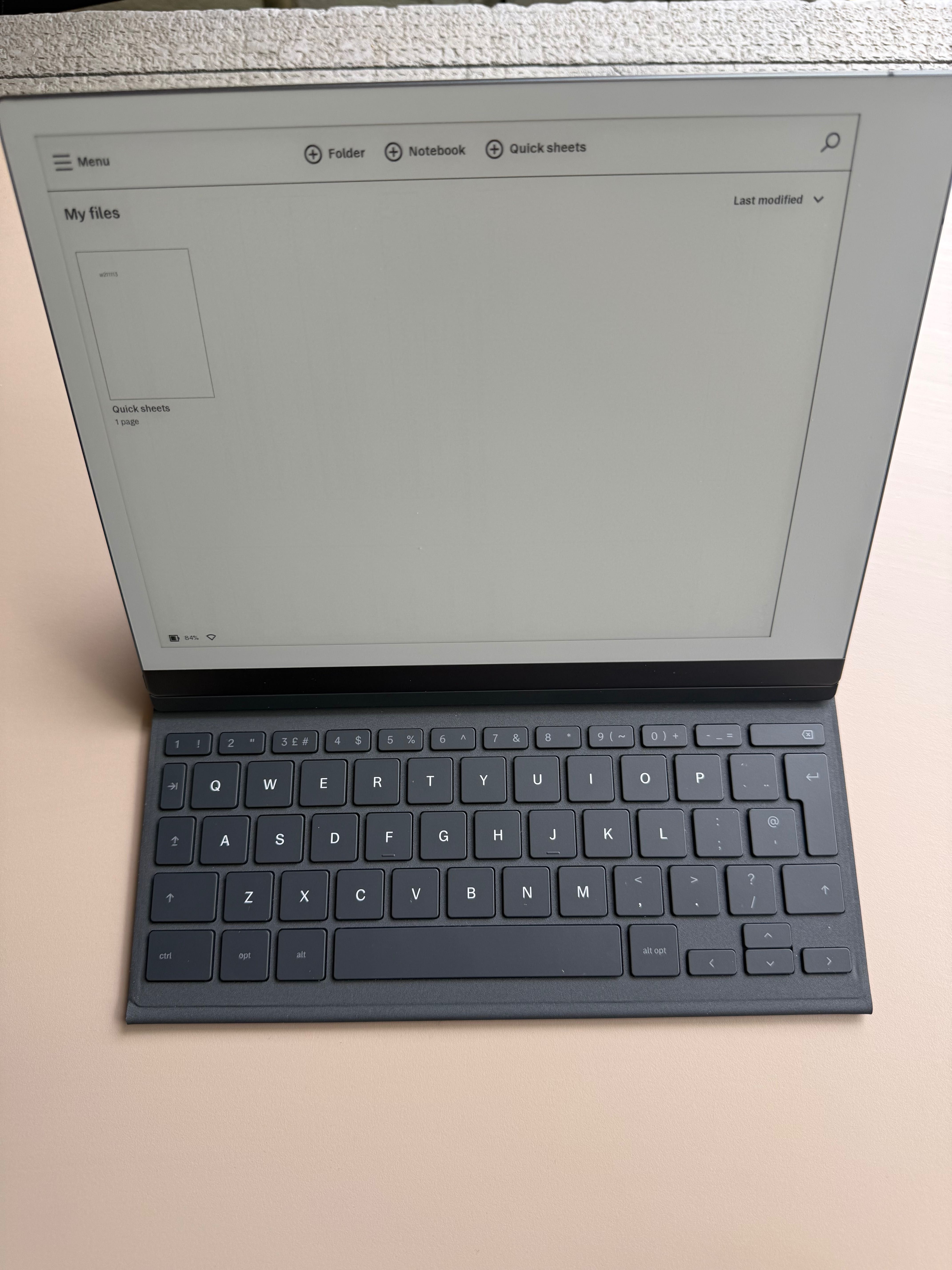 reMarkable 2 tableta notite cu tastatura ca si noua