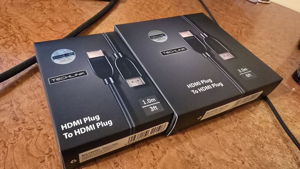 Cablu HDMI ORIGINAL Techlink 4K High Speed with ethernet 1m și 2m