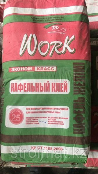 Кафельный (плиточный) клей Work, Алинур, Крепость, Сэт300 (Set300), Сэ