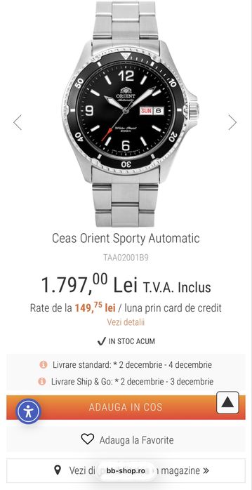 Ceas Orient Mako 2