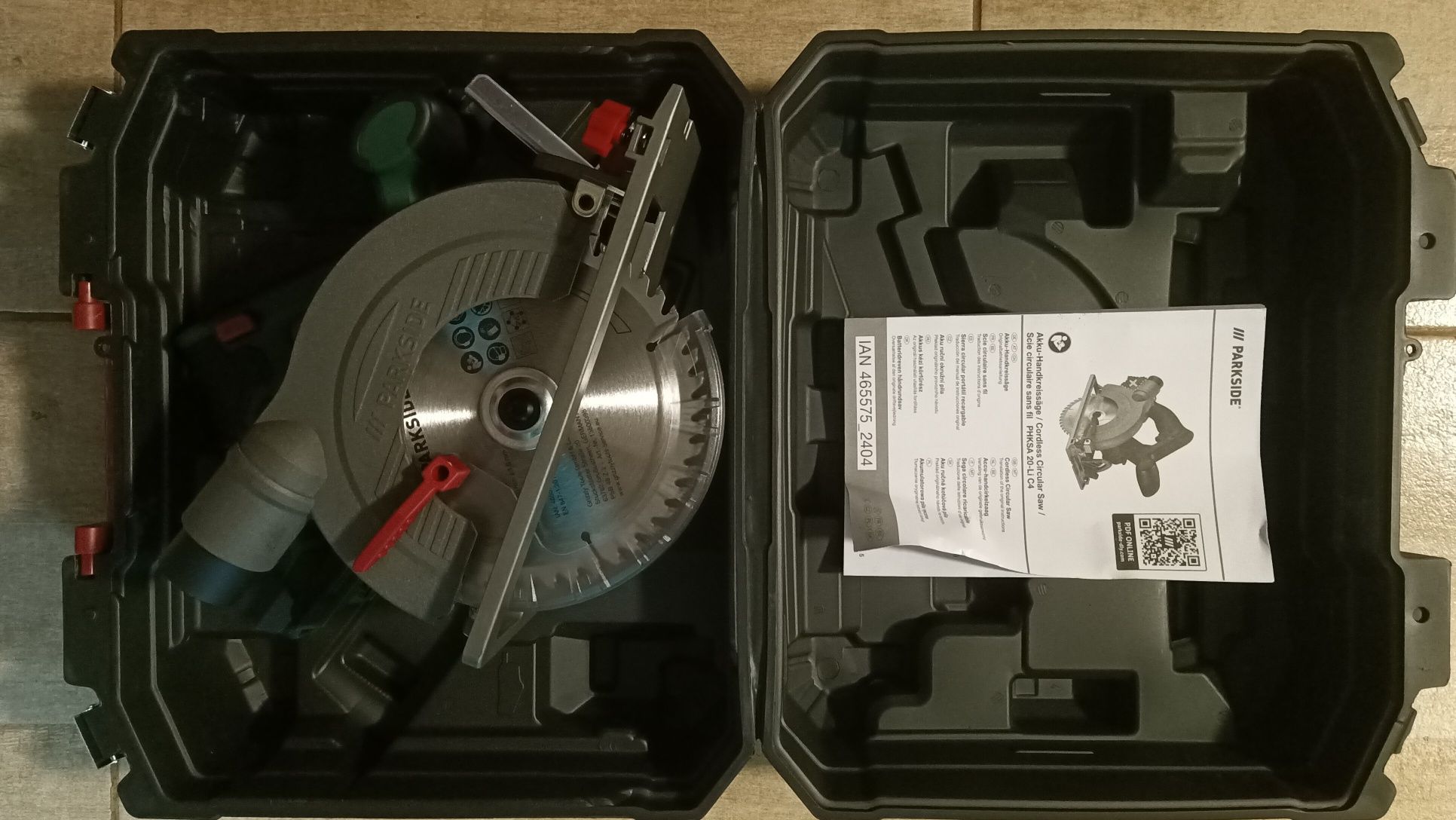 Parkside ferastrau circular C4 fierastrau cu disc bateri 20V 8A 4A 12A