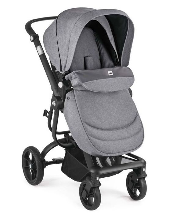 Бебешка количка 3 в 1 Cam Taski сива лятна зимна кош за кола