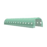 Solar de grădină 12x3x2m, polietilenă 240 g/m2 UV+, țeavă 26 * 0.9mm