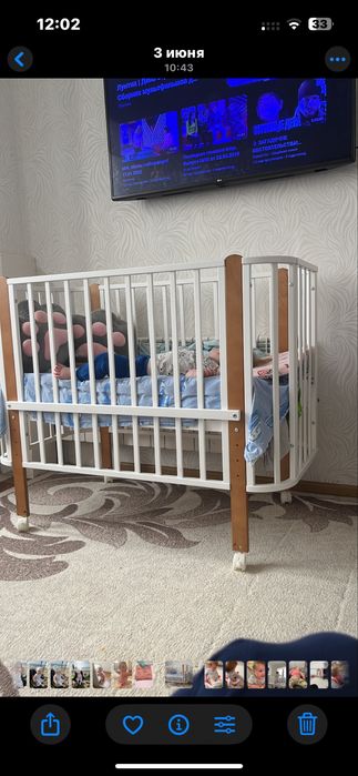 Продам кроватку в отличном состоянии