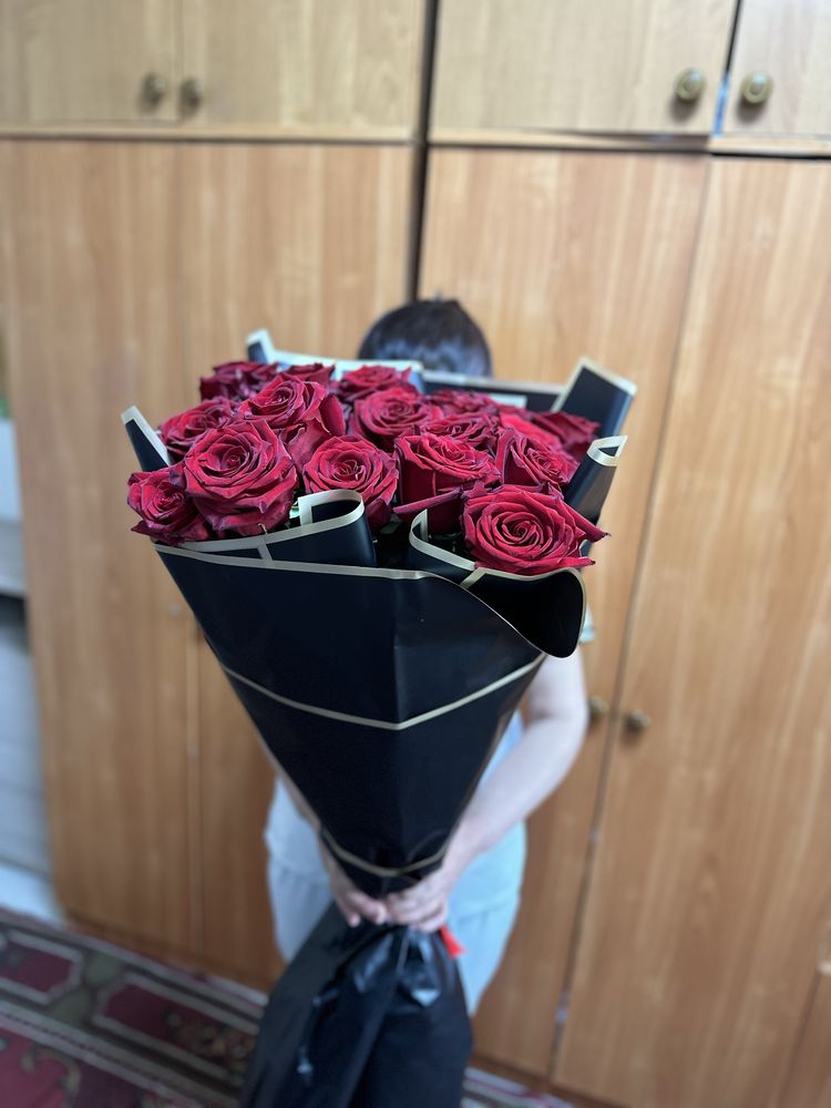 100 см 25 шт роза