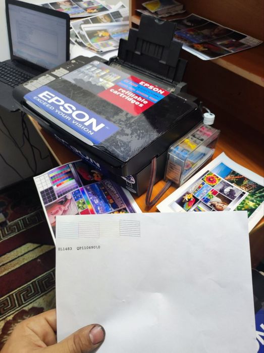 Epson L 7300 Tx dyuzi 100% rasmlarga qarang chiqarishi idialni.450 ta
