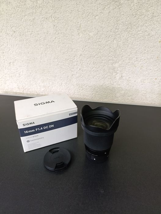 obiectiv sigma 16 mm f 1.4 montura sony e mount