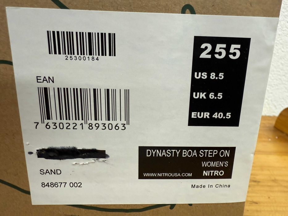 boots nitro dynasty boa step on mondo 25,5 europa 40,5