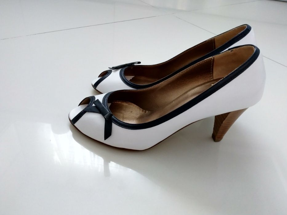 Pantofi Migri, noi, etichete, mărimea 36, piele naturală albă
