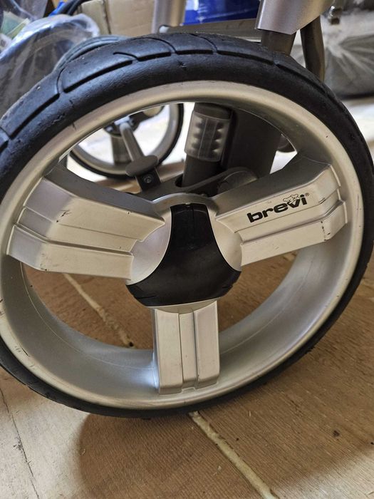 Carucior gemeni 3 în 1 ,marca Brevi.