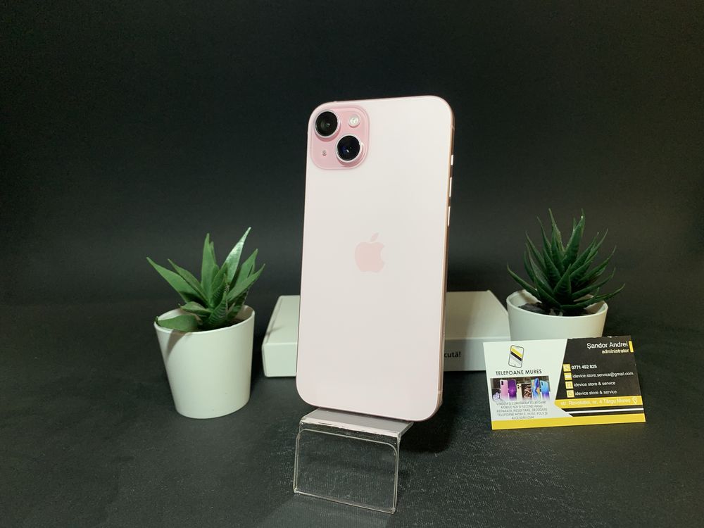 Iphone 15 Plus 128gb Roz 24 luni garantie Telefoane Mures