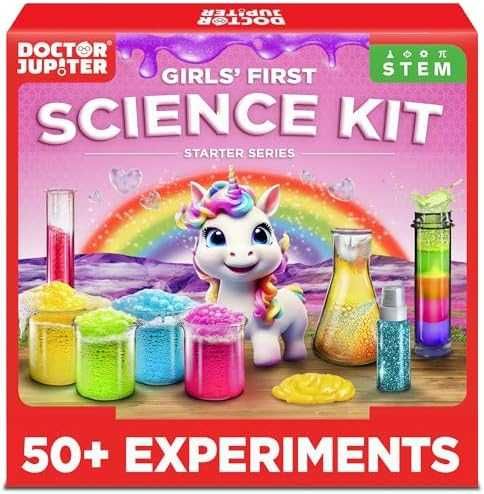 Нов Комплект за научни игри и експерименти 50+ за деца 4+ STEM играчка