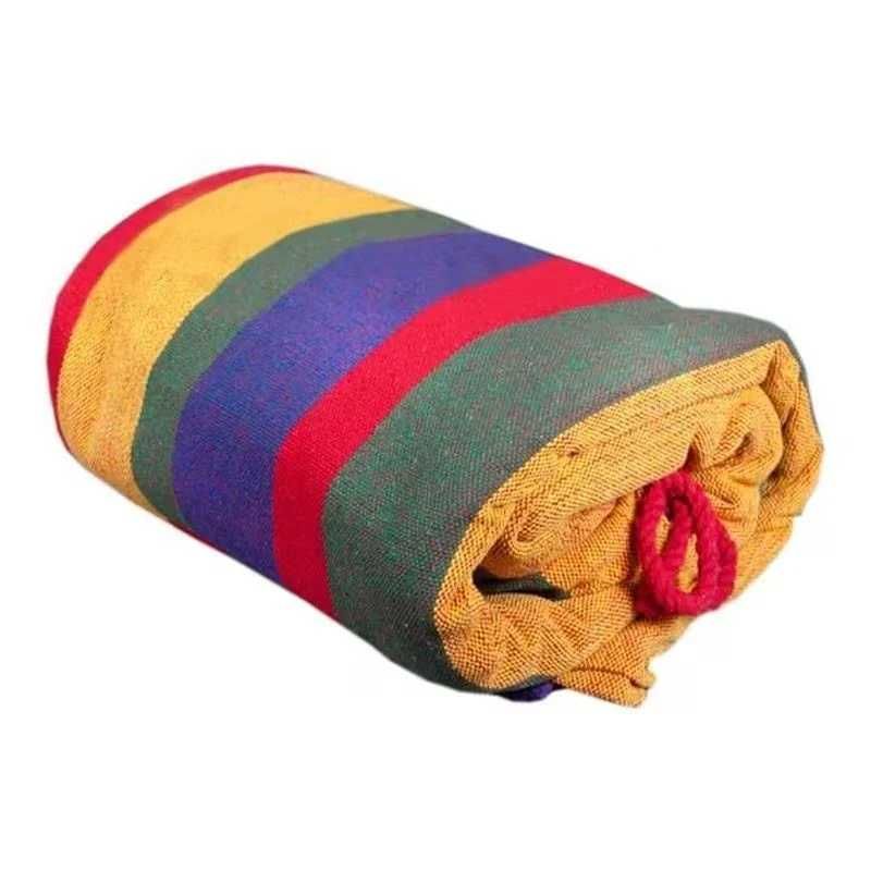 Hamac textil cu geantă de călătorie 200x80cm grădină camping