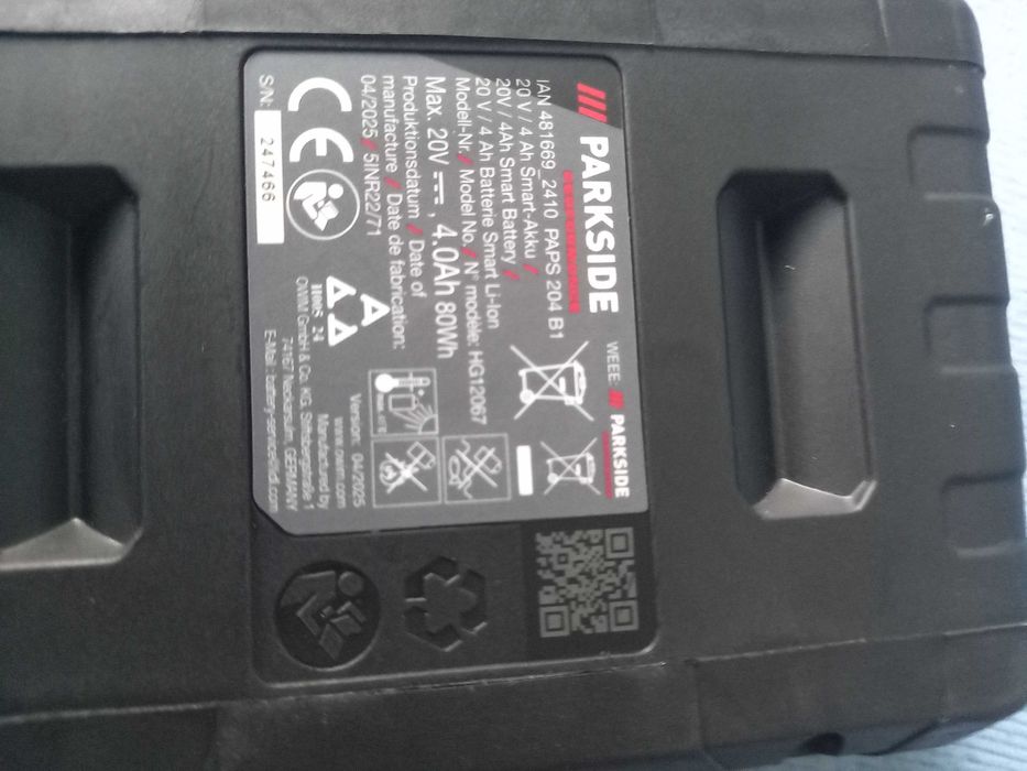 acumulatori Parkside 20 V PLG 20 C3 4.5 A,