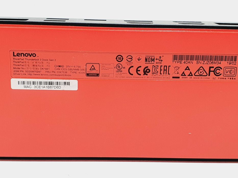 Dock Lenovo ThinkPad Thunderbolt 3, HP USB-C Dock G4