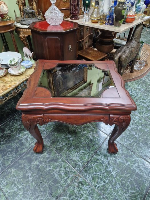 Уникална антикварна английска дървена маса Чипъндейл