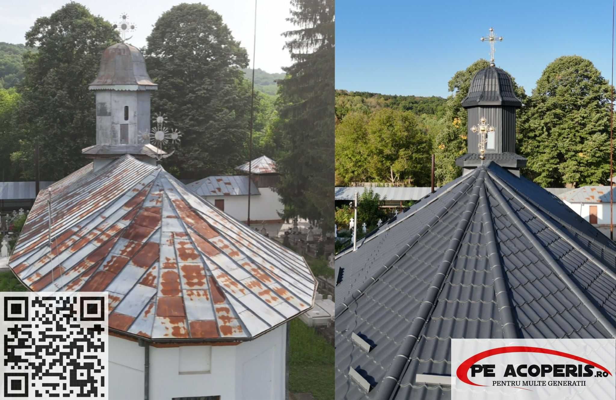 Tigla metalica acoperis - tabla Bilka - acoperis Bilka si in rate fixe