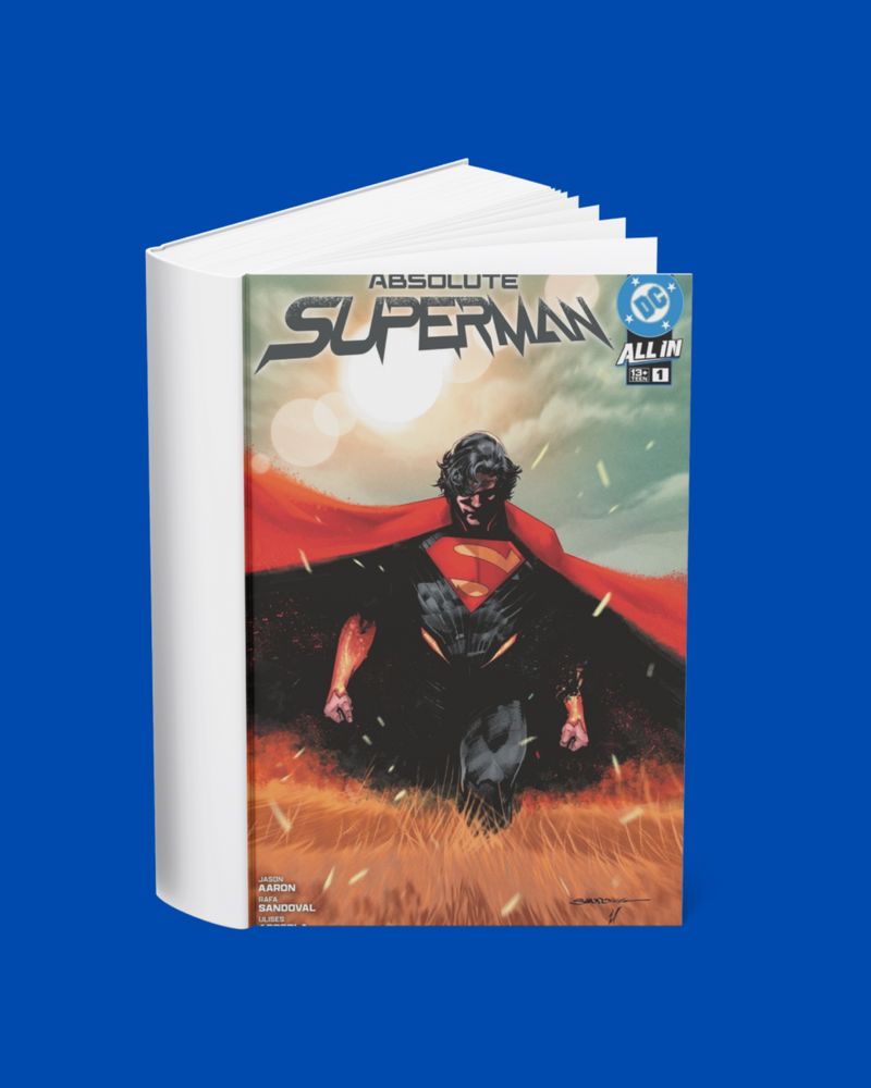 Absolute Superman (DC comics - комикс за супергерои + бонус стикери)
